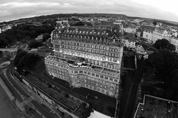 Scarborough Grand Hotel Picture Board by Apollo Aerial Photography