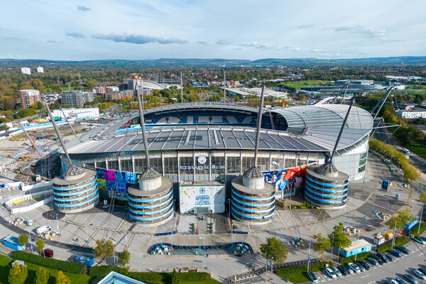 Man City FC  Picture Board by Apollo Aerial Photography