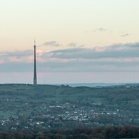 Buy canvas prints of Views to Emley Moor by Apollo Aerial Photography