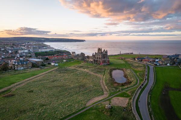 The Abbey at Whitby Picture Board by Apollo Aerial Photography