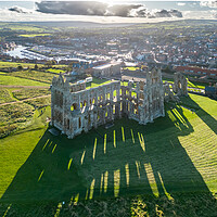 Buy canvas prints of Whitby Abbey by Apollo Aerial Photography