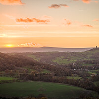 Buy canvas prints of A View to Castle Hill by Apollo Aerial Photography