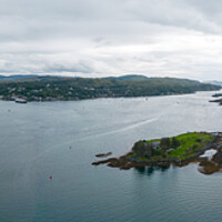 Buy canvas prints of Oban and the Isle of Kerrera by Apollo Aerial Photography