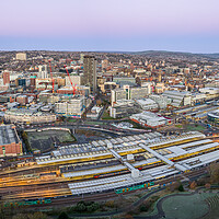 Buy canvas prints of Sheffield City Morning by Apollo Aerial Photography
