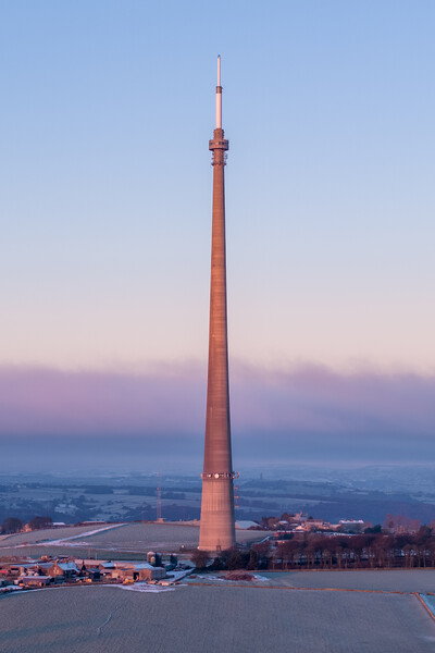 Emley Moor TV Transmitter Picture Board by Apollo Aerial Photography