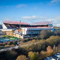 Buy canvas prints of Valley Parade Stadium by Apollo Aerial Photography