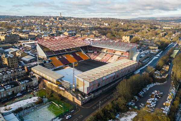 Home of the Bantams Picture Board by Apollo Aerial Photography
