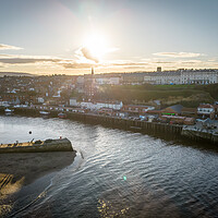 Buy canvas prints of Whitby by Apollo Aerial Photography