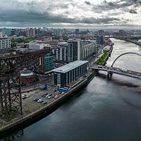 Buy canvas prints of Glasgow Clyde by Apollo Aerial Photography