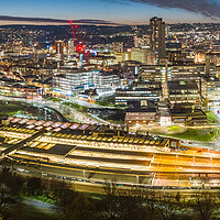 Buy canvas prints of Sheffield Panorama by Apollo Aerial Photography
