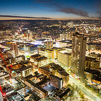 Buy canvas prints of Sheffield City Centre by Apollo Aerial Photography