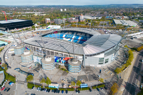 The Etihad Picture Board by Apollo Aerial Photography