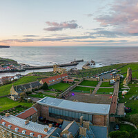 Buy canvas prints of Whitby Panorama by Apollo Aerial Photography