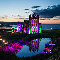 Buy canvas prints of Whitby Abbey Haunting by Apollo Aerial Photography