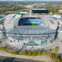 Buy canvas prints of The Etihad by Apollo Aerial Photography