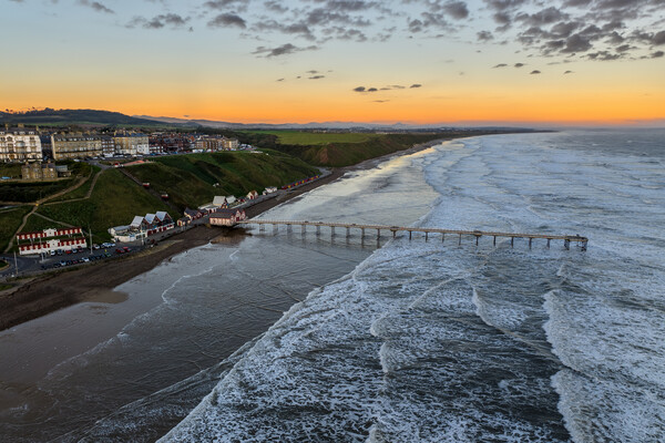 Saltburn By the Sea Picture Board by Apollo Aerial Photography
