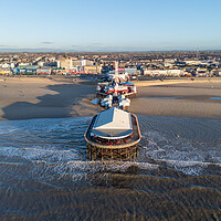 Buy canvas prints of Blackpools Central Pier by Apollo Aerial Photography