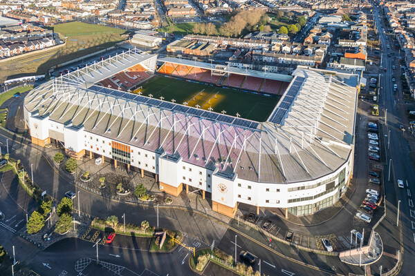 Bloomfield Road Picture Board by Apollo Aerial Photography