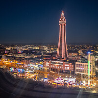 Buy canvas prints of Blackpool Promenade by Apollo Aerial Photography