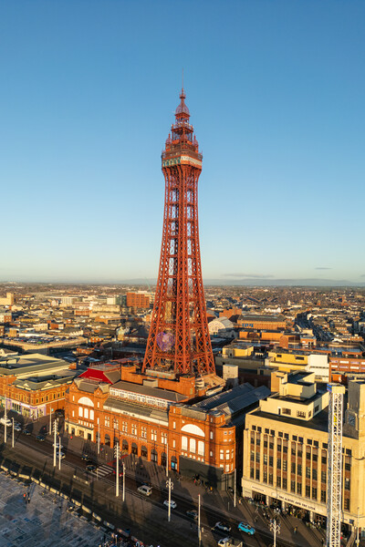 Blackpool Tower Picture Board by Apollo Aerial Photography
