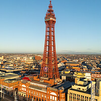 Buy canvas prints of Blackpool Tower by Apollo Aerial Photography