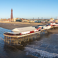 Buy canvas prints of Blackpool Panorama by Apollo Aerial Photography