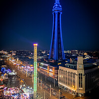 Buy canvas prints of Blackpool Illuminations by Apollo Aerial Photography