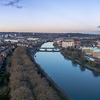Buy canvas prints of Nottingham Skyline by Apollo Aerial Photography