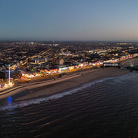 Buy canvas prints of Blackpool Panorama by Apollo Aerial Photography