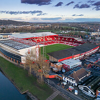 Buy canvas prints of The City Ground by Apollo Aerial Photography