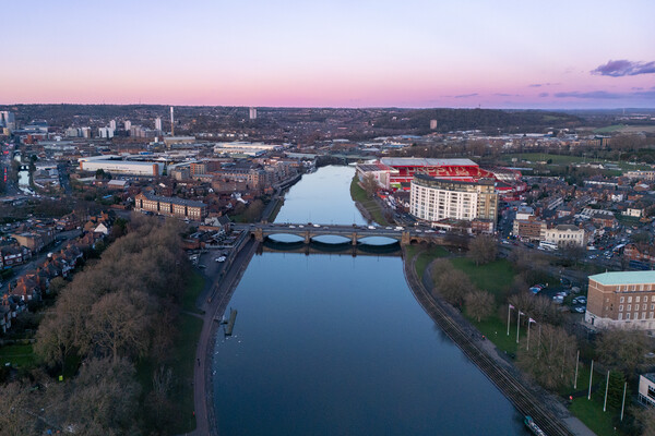 Nottingham Picture Board by Apollo Aerial Photography