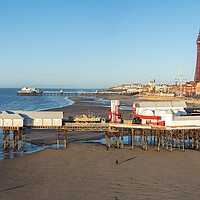 Buy canvas prints of Blackpool Central Pier by Apollo Aerial Photography