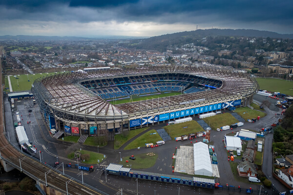 Murrayfield Picture Board by Apollo Aerial Photography