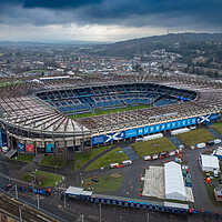 Buy canvas prints of Murrayfield by Apollo Aerial Photography
