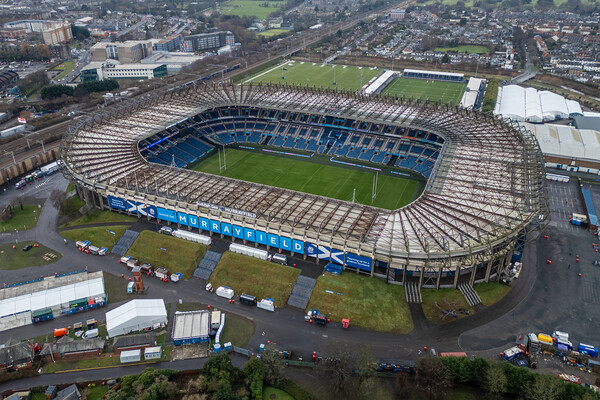 Murrayfield Picture Board by Apollo Aerial Photography