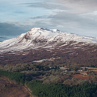 Buy canvas prints of Meall Fuar-mhonaidh by Apollo Aerial Photography