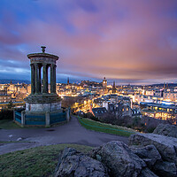 Buy canvas prints of Edinburgh from Calton Hill by Apollo Aerial Photography