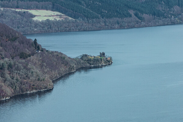 Urquhart Castle on Loch Ness Picture Board by Apollo Aerial Photography