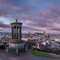 Buy canvas prints of Edinburgh Dawn by Apollo Aerial Photography