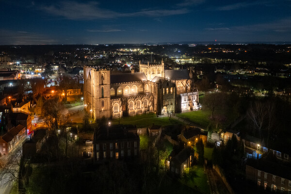 Ripon Cathedral Picture Board by Apollo Aerial Photography