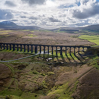 Buy canvas prints of Ribblehead Viaduct Yorkshire Landscape by Apollo Aerial Photography