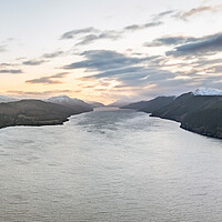 Buy canvas prints of Loch Ness Dusk by Apollo Aerial Photography
