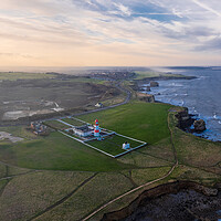 Buy canvas prints of Souter Lighthouse by Apollo Aerial Photography