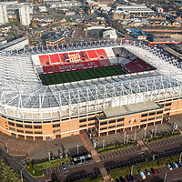 Buy canvas prints of Stadium of Light Sunderland AFC by Apollo Aerial Photography