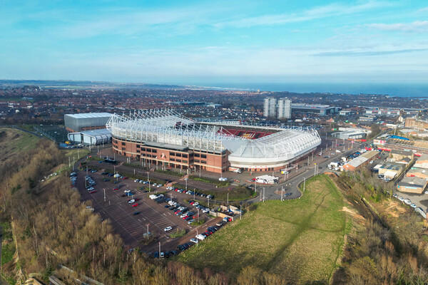 Stadium of Light Picture Board by Apollo Aerial Photography