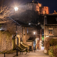 Buy canvas prints of The Vennel Edinburgh by Apollo Aerial Photography