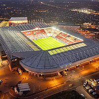 Buy canvas prints of Stadium of Light Game Night by Apollo Aerial Photography