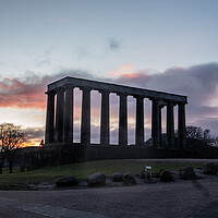 Buy canvas prints of The National Monument of Scotland by Apollo Aerial Photography