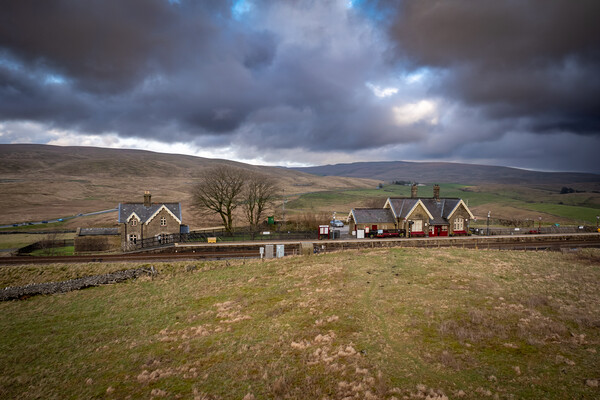 Ribblehead Station Picture Board by Apollo Aerial Photography