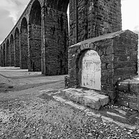 Buy canvas prints of Ribblehead Viaduct Memorial by Apollo Aerial Photography